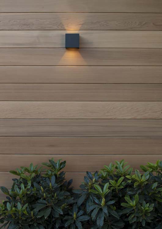 Wandspot badkamer - zwart - LED - 6W - 2700K - IP54