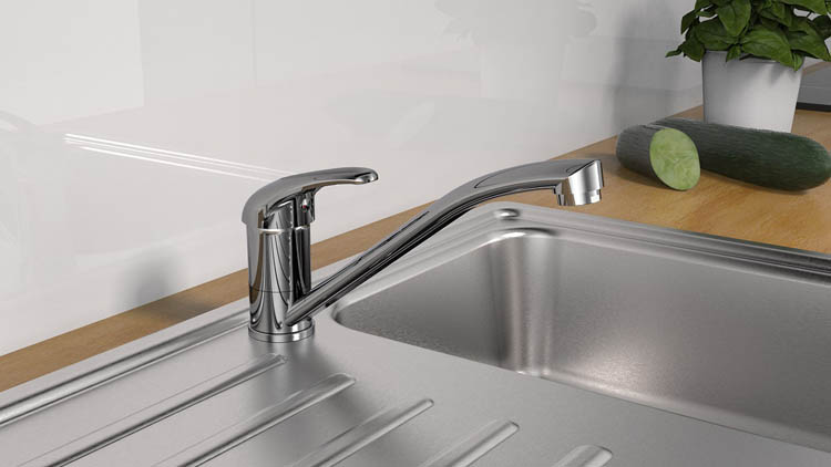 Robinet de cuisine Silas chrome