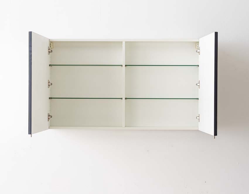 Armoire de toilette Tibo/Tony gris mat 120x67cm