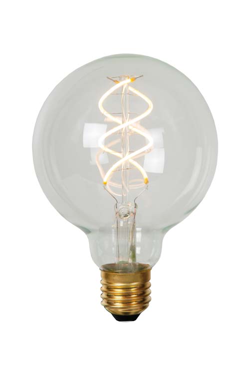 Ampoule filament - transparent - Ø9,5cm - E27 - 5W - 2700K
