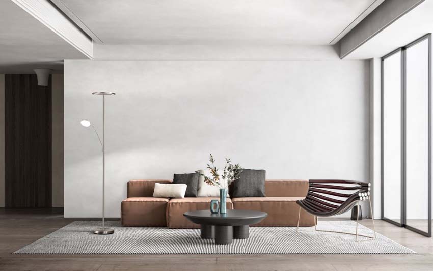 Vloerlamp - zilver - 182cm - dimbaar - LED - 2x36,5W - 2700/4000K