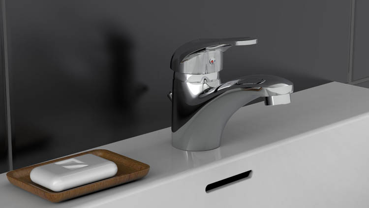 Robinet de lavabo Carlo chrome