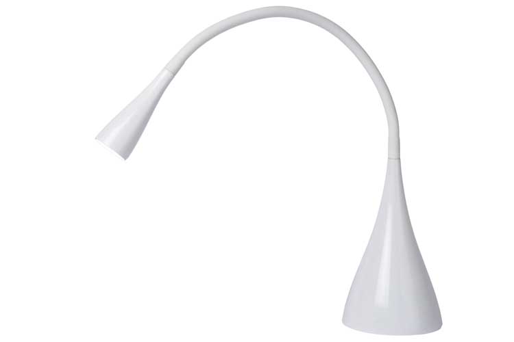 Lucide ZOZY - Bureaulamp - Ø 20 cm - LED Dimb. - 1x3W 3000K - Wit