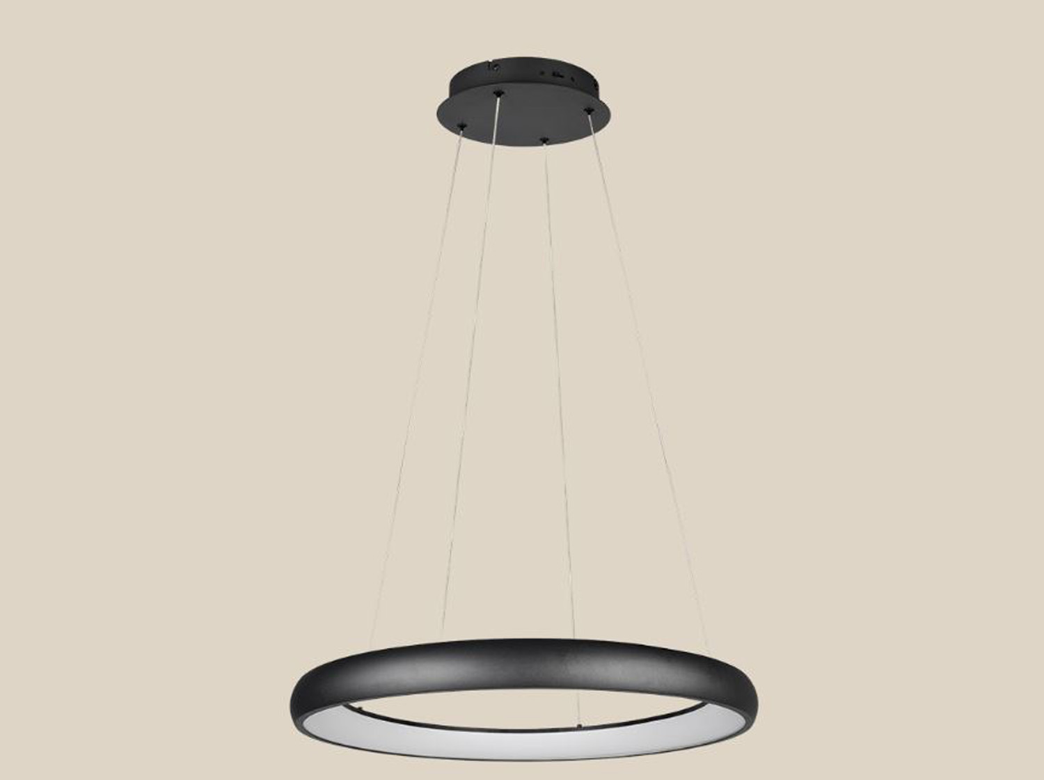 Hanglamp - zwart - Ø75x150cm - dimbaar - LED - 1x59W - 2300-4000K