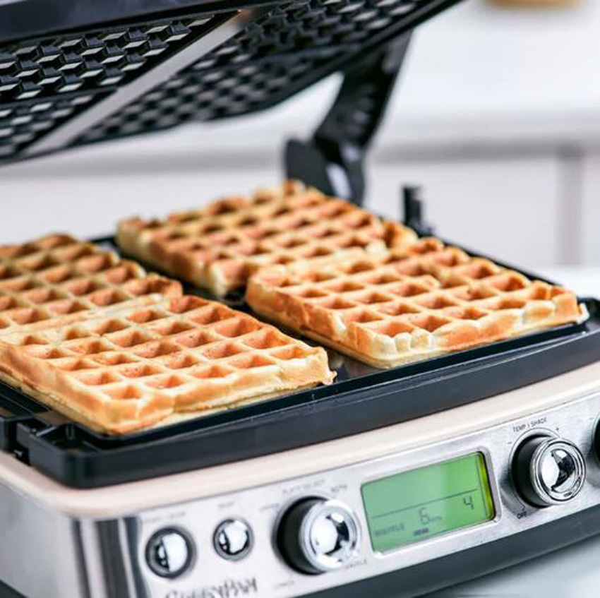 Plaques à gaufres pour grill de contact Greenpan sans PFAS noir 40x34cm