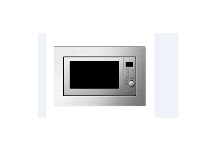 Cuisine noir/chêne foncé 340cm - plaque vitrocéramique et hotte murale en inox - avec appareils