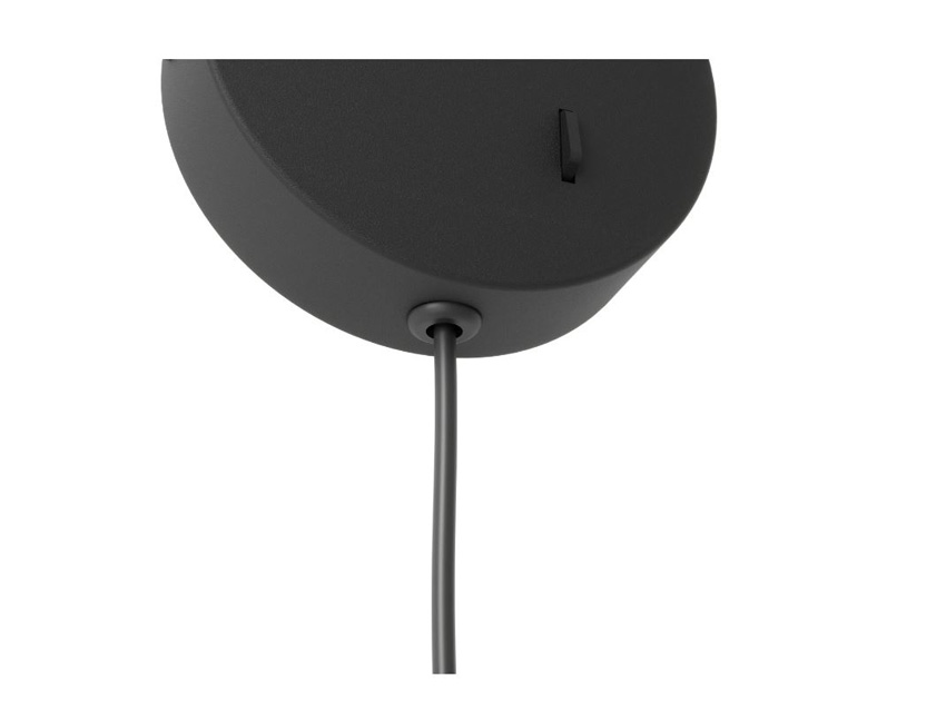 Applique murale - noir - Ø11cm - LED - 1x5W - 2700/4000/6500K