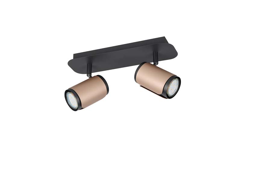 Opbouwspot - Koffie - 30x12x16cm - Dimbaar - GU10 - 2x10W