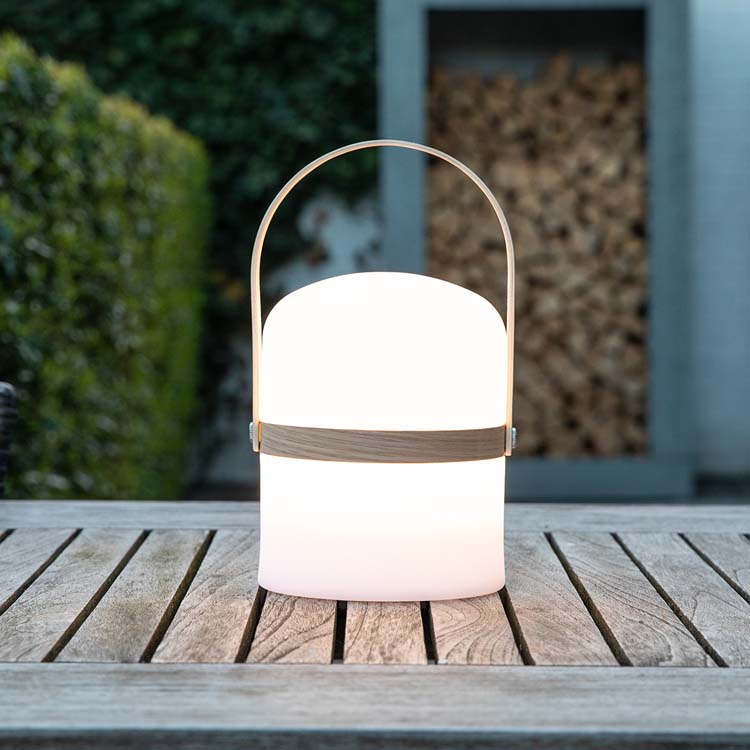 Lucide JOE - Tafellamp Buiten - Ø 14,5 cm - LED Dimb. - 1x3W 2800K - IP44 - Wit