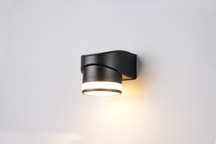 Wandlamp - mat zwart - 10,5x10x12cm - dimbaar - GX53 - 1x10W - 4000K