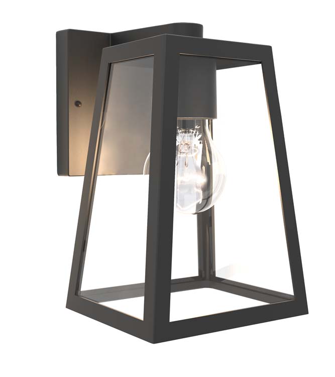 Eclairage extérieur lampe murale noir E27 40W