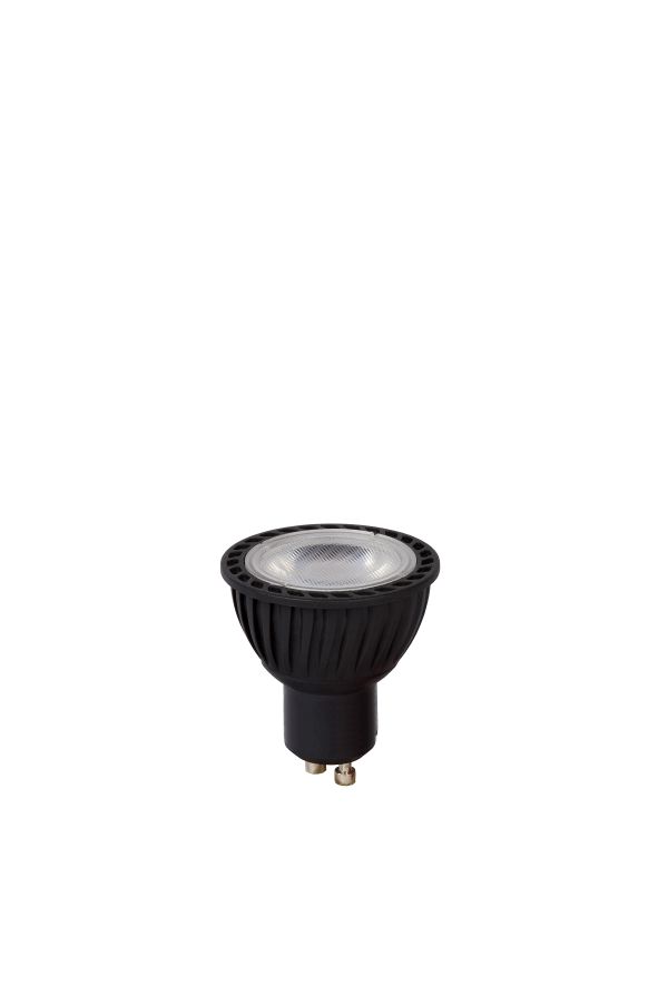 Spot LED - noir - dimmable - Ø5cm - GU10 - 5W - 3000K