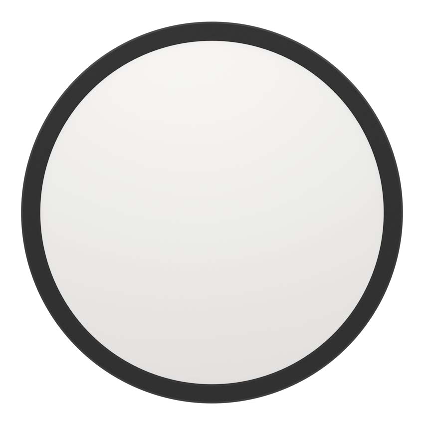 Plafonnier - Noir - Ø38cm  - LED - 1x24W - 2700-6500K - IP44