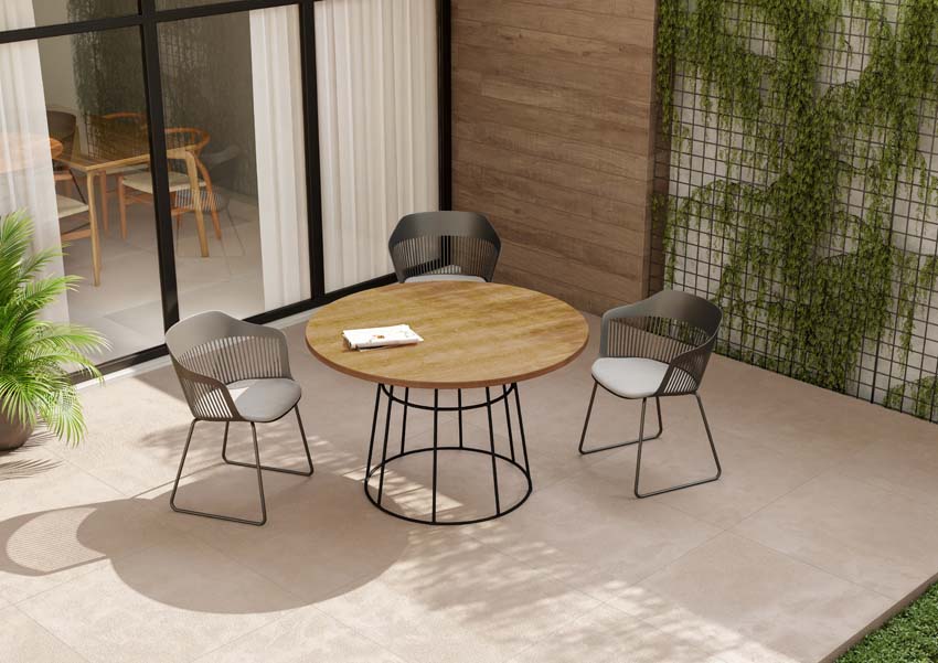 Vloer- en wandtegel Pedro grijs 80x80cm