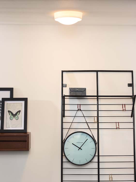 Plafonnier - blanc - dimmable - LED - Ø25cm - E27 - 9W