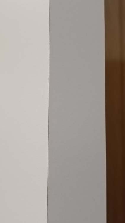 Porte intérieure complète Uran blanc 211,5x93cm tubulaire réversible + châssis 16,5cm