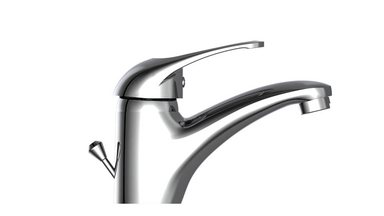 Robinet de lavabo Carlo 12,10cm chrome Robinet de lavabo Carlo 12,10cm chrome