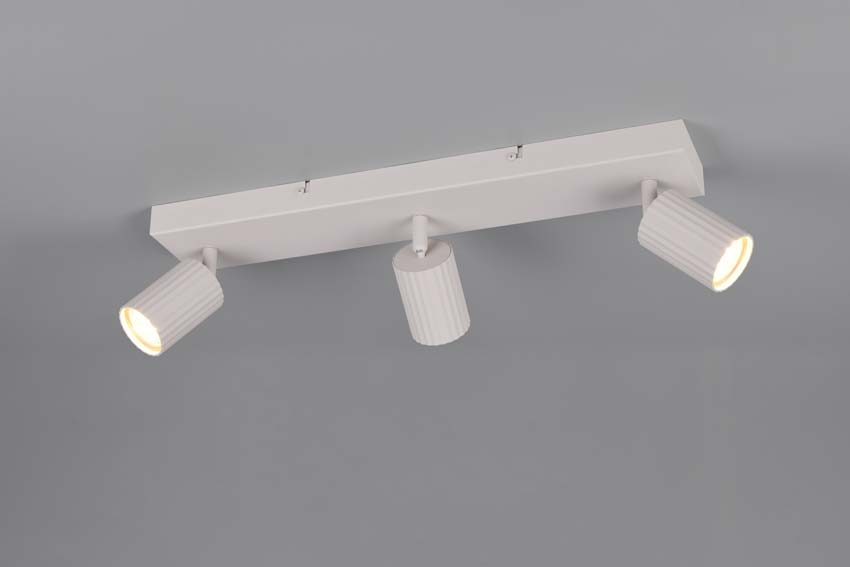Spot en saillie - Gris - 50x9x14,5cm - Dimmable - GU10 - 3x10W