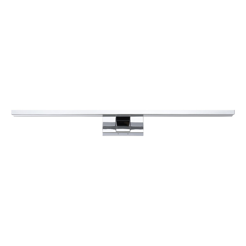 Spiegellamp LED - chroom - 60x5x13cm - 1x10W - 3000/4000/6500K - IP44