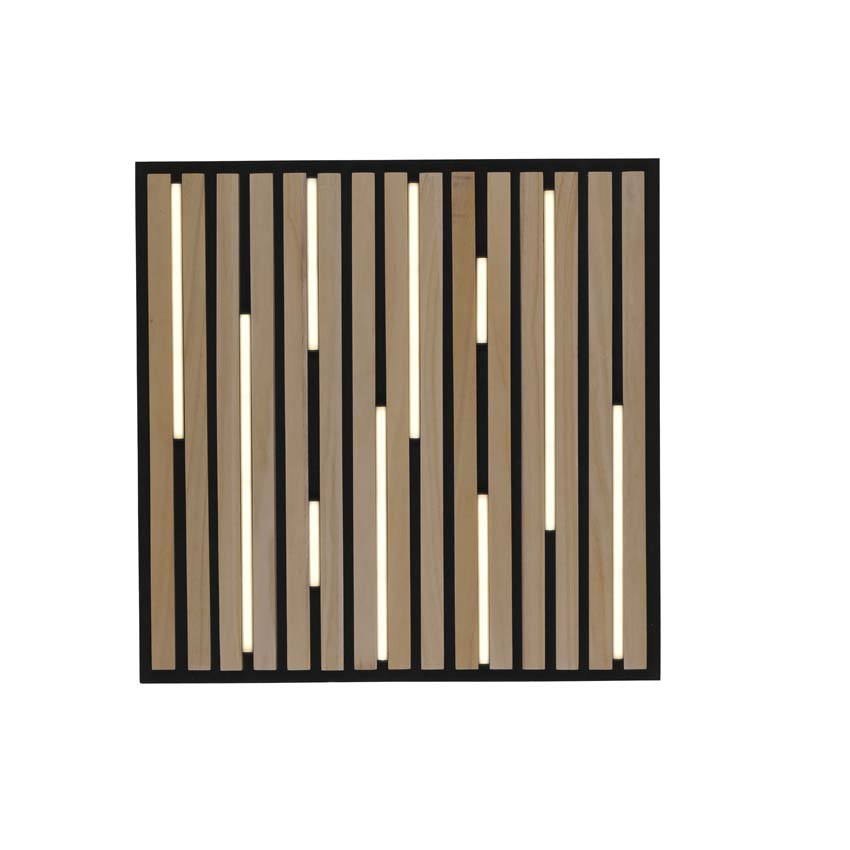 Plafonnière Line-up natural wood - dimbaar - 37W - 2700-5000K - IP20