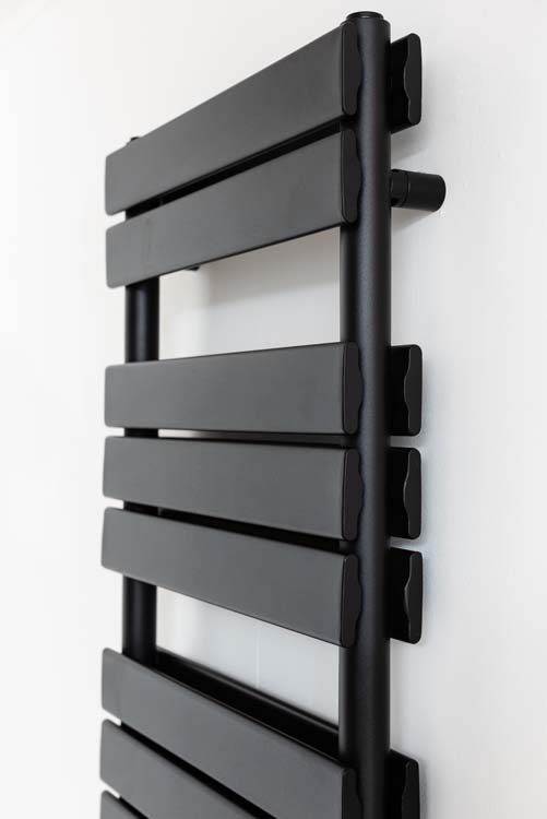 Handdoekradiator Dex dubbel 183,6x50cm zwart 1594Watt