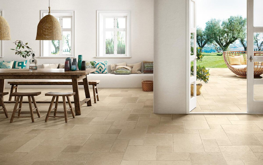 Carrelage de sol Pietra Di Ostuni beige module 5