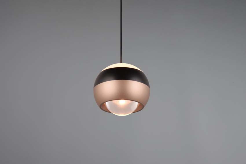 Suspension Easy Lift - Noir - Ø15,5 cm - Dimmable - 1x8W - 2300-4000K