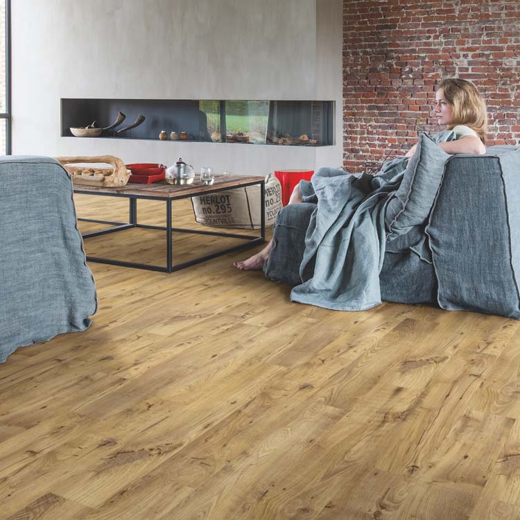 Échantillon Quick-step alpha vinyl small planks 4 plus 1mm Châtaignier vintage naturel