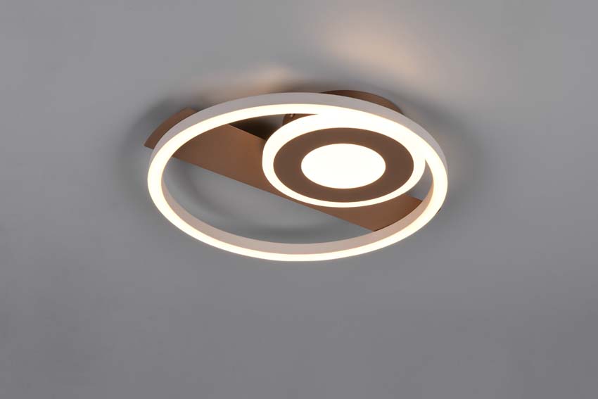 Plafonnier - Brun café - 32x30x5cm - LED - 1x22W - 3000K