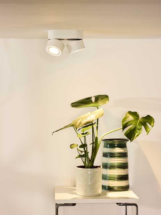 Lucide YUMIKO - Plafondspot - LED Dimb. - 2x8W 2700K - Wit