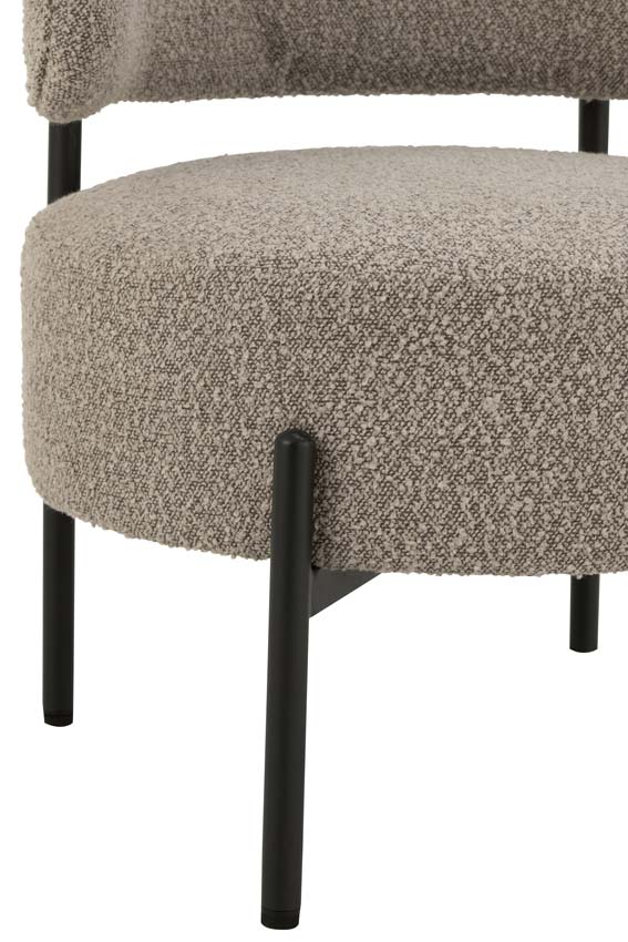 Lounge stoel Boucle grijs Lounge stoel Boucle grijs