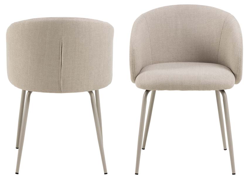Chaise Nora beige