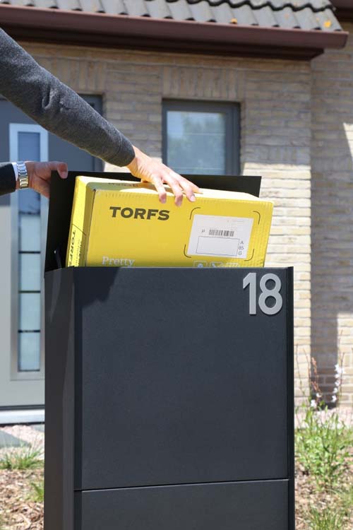 Boîte à colis ONZO (eSafe) Dropbox Medium Back noir