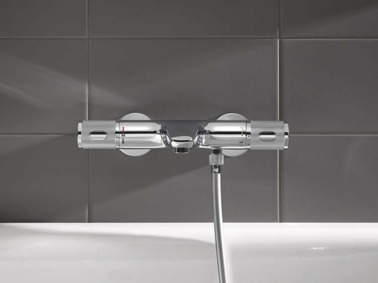 Robinet de baignoire-douche Grohe Precision Feel thermostatique chrome