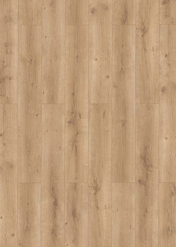 Stratifié 8mm chêne naturel crème 128,5x19,2cm