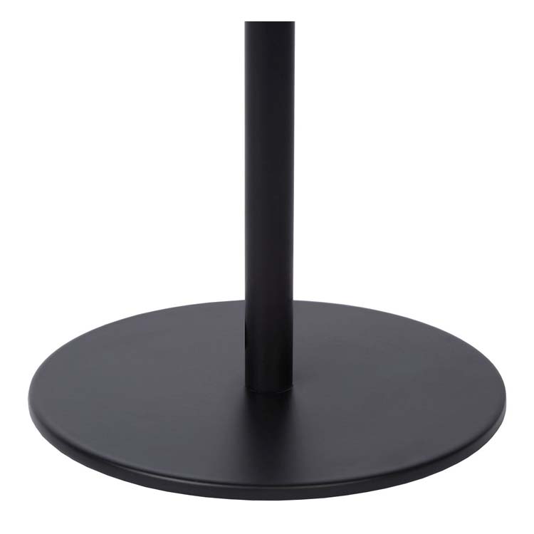 Lucide PHILON - Tafellamp - Ø 13 cm - LED Dimb. - 1x4,5W 3000K - Zwart