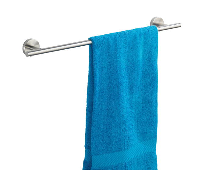 Porte-serviette Wenko Bosio 60x5,5x7cm inox mat