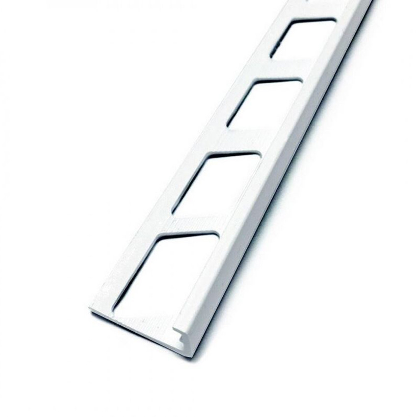 Profilé d'angle PVC blanc 10x2500mm