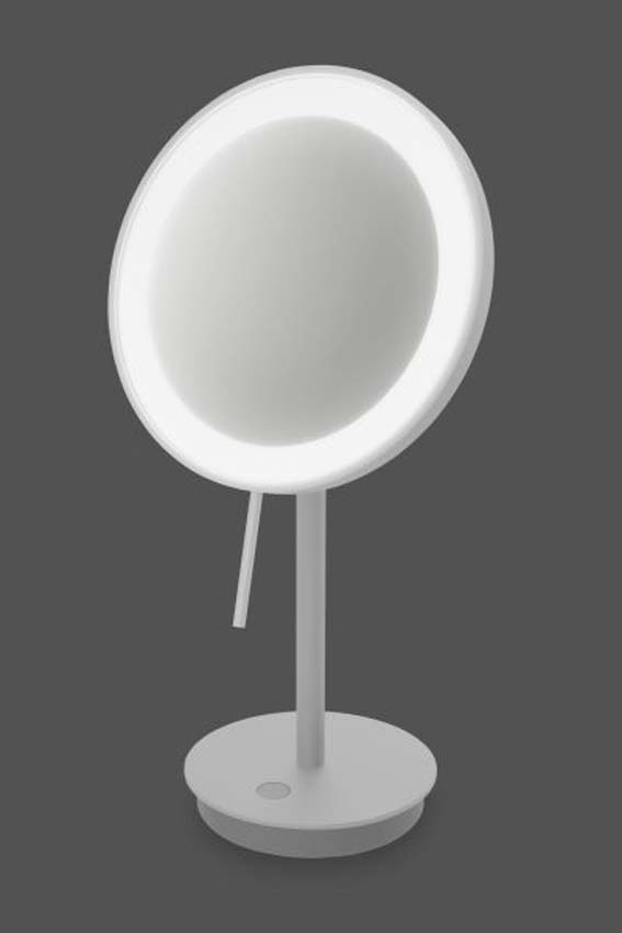 Make-up spiegel Zack Alona rond LED met vergroting en sensor wit 37x20cm