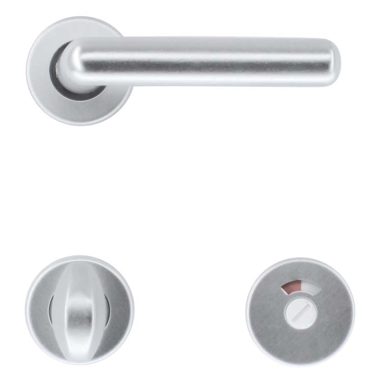 Poignée de porte pro padua allucera avec serrure toilette