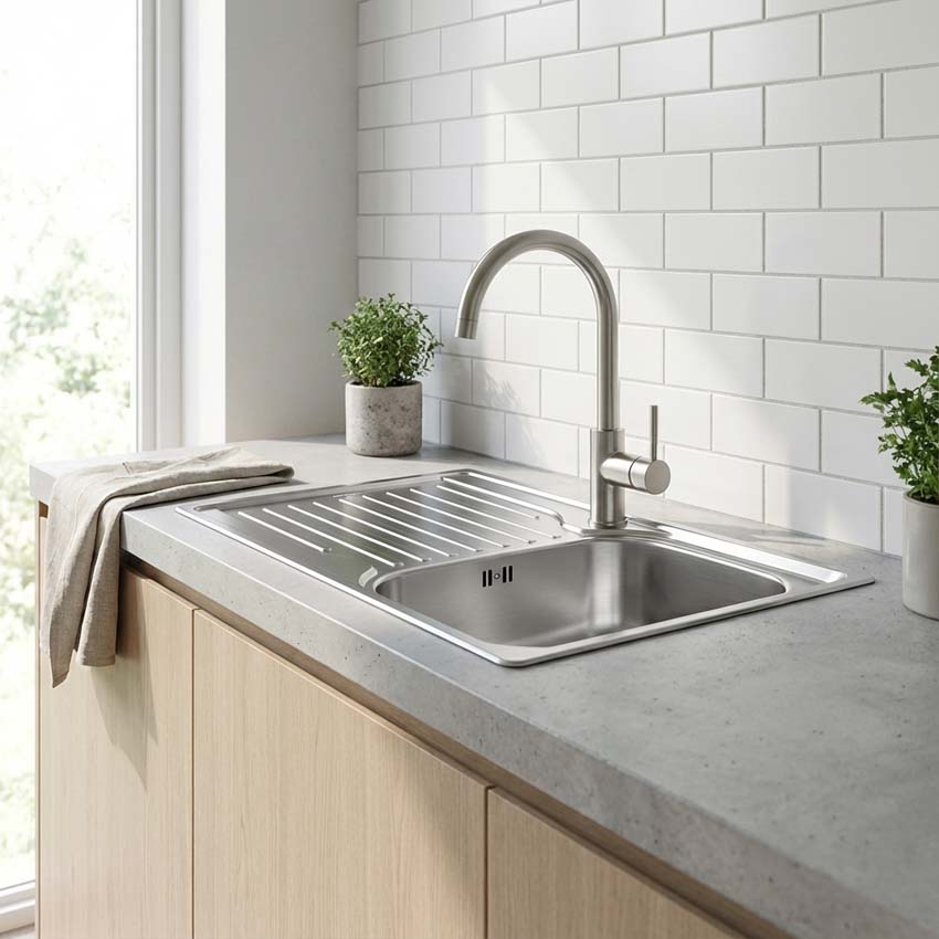 Spoelbak Franke Antea inox 89x50cm