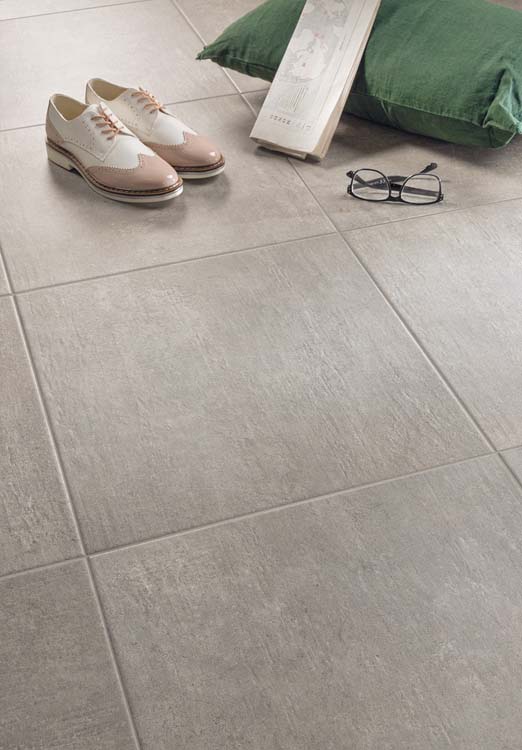 Carrelage de sol Evolution greige 45 x 45 cm