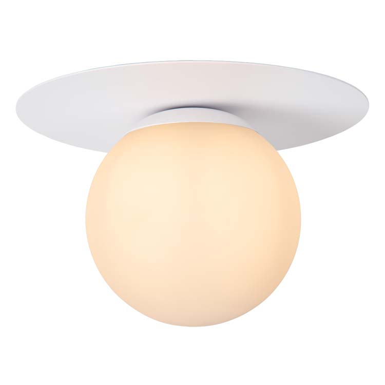 Lucide TRICIA - Plafonnier - Ø 25 cm - 1xE27 - Blanc