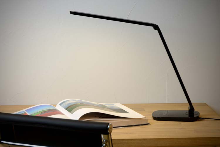 Lampe de bureau - noir - dimmable - LED - 8W - 6000K