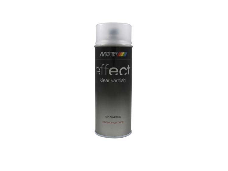 Motip Effect Clear Varnish lakspray mat 0,4l transparant