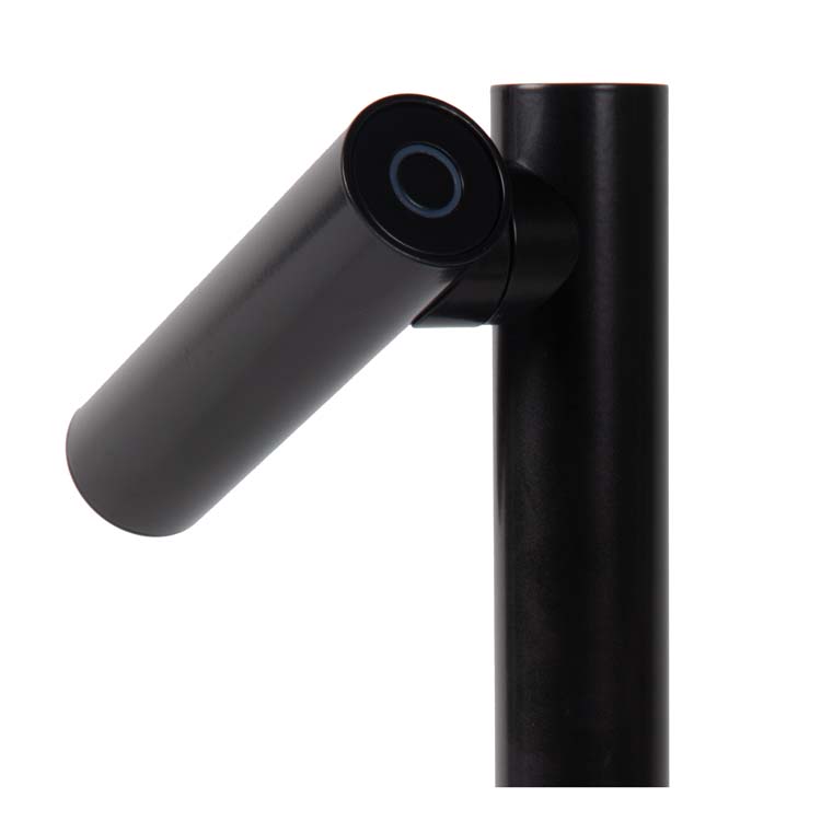 Lucide ANTRIM - Oplaadbare Tafellamp - Accu/Batterij - LED Dimb. - 1x2,2W 2700K - IP54 - Met draadloos oplaadstation - Zwart
