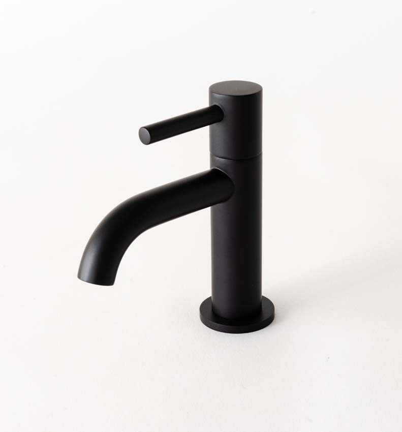 Robinet d'eau froide Miley slim noir mat
