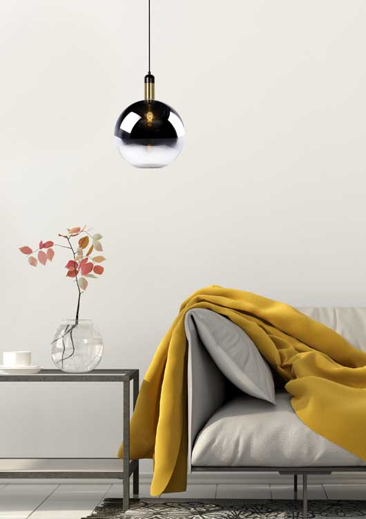 Lucide JULIUS - Hanglamp - Ø 28 cm - E27 - Fumé