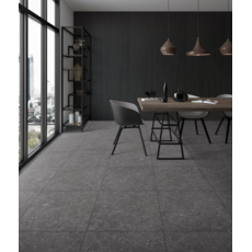 Carrelage Rochefort anthracite rt 60x60cm - Carrelages de sol