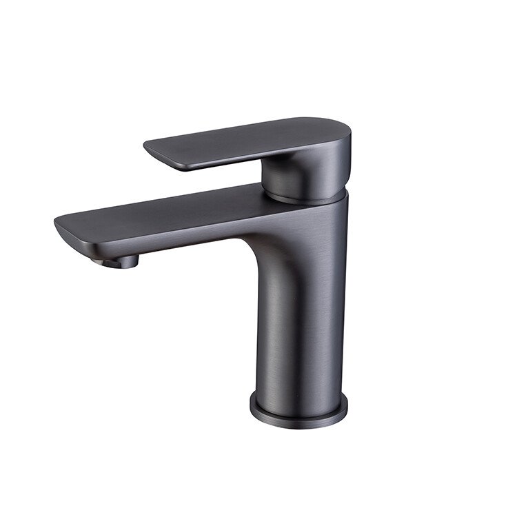 badkamerkraan gunmetal